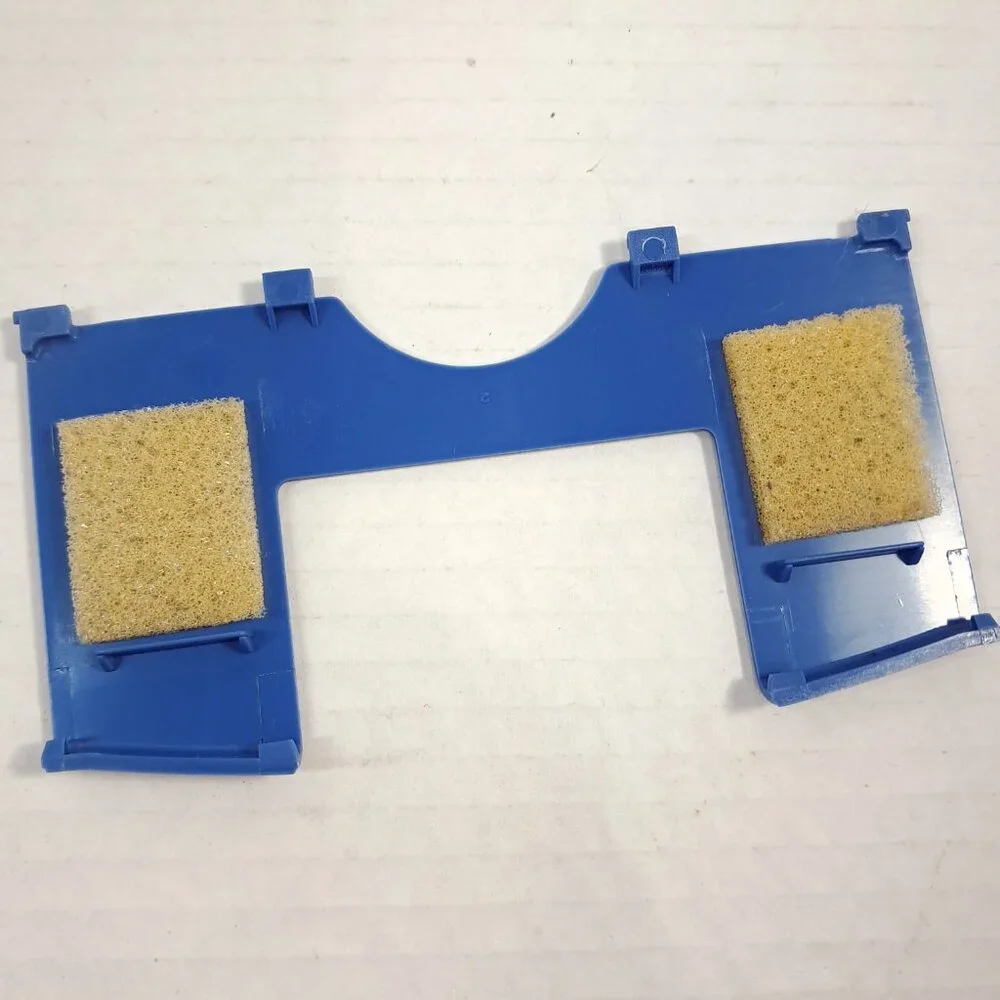 Tiger electronics Jeopardy game battery cover back door‎ blue part 1985 ONLY